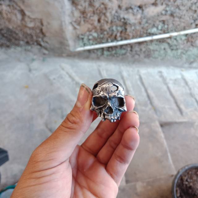Skullring-ringskull-cincin tengkorak-fourspeed metalwerks raftaskull original