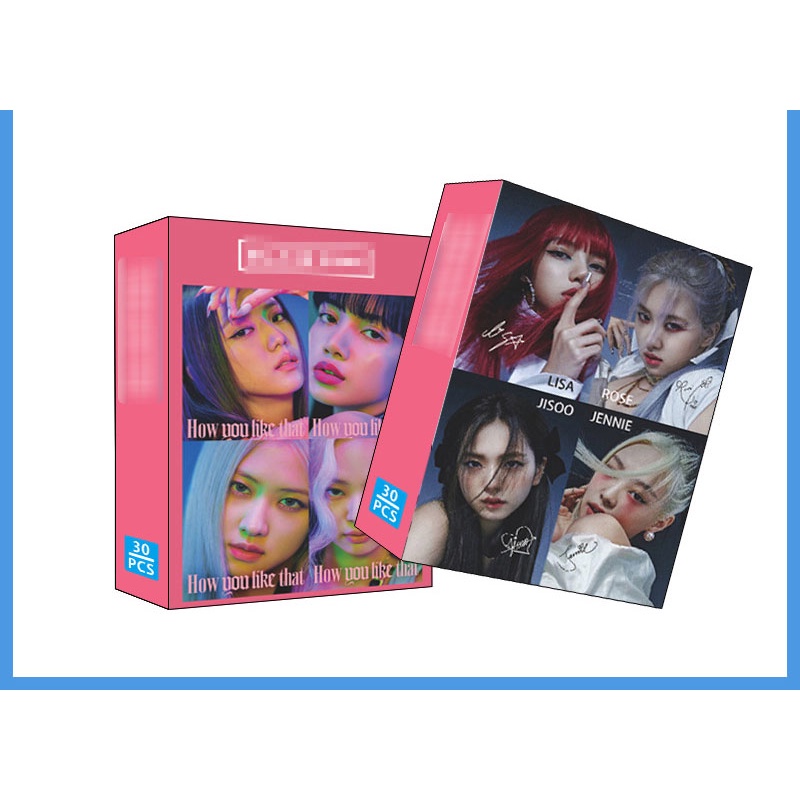 30pcs Kartu Pos LOMO Kpop ASTRO ATEEZ BTS BLACKPINK Untuk Koleksi