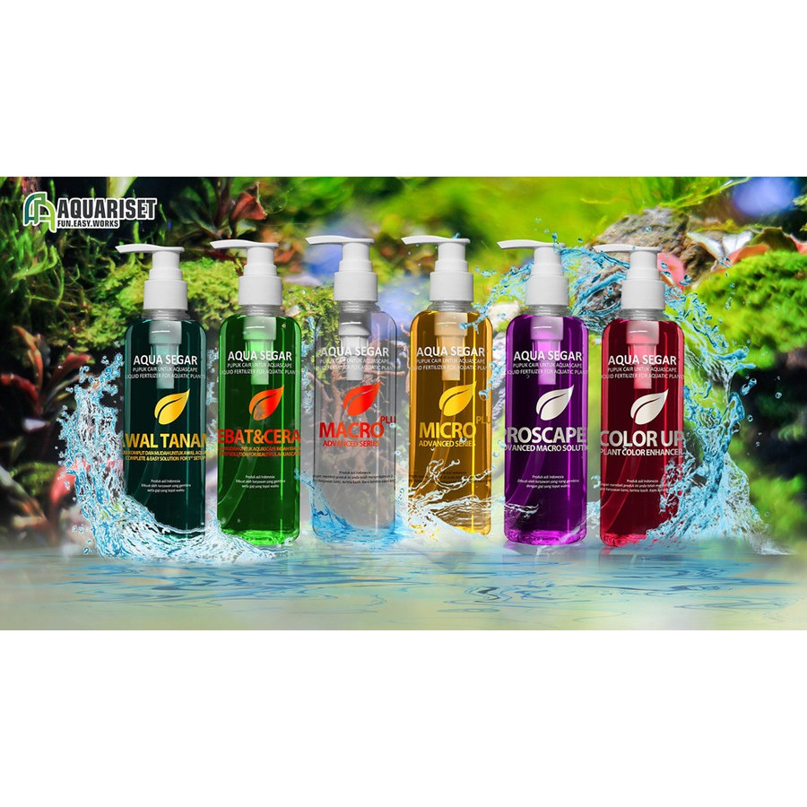 Aqua Segar COLOR UP Pupuk Cair tanaman Aquasegar Aquascape