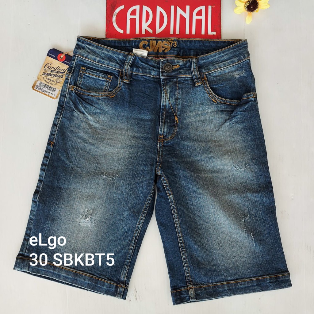 BB 30-S BT CARDINAL JEANS CASUAL Celana ( REGULER FIT ) Pria Celana Pendek Original