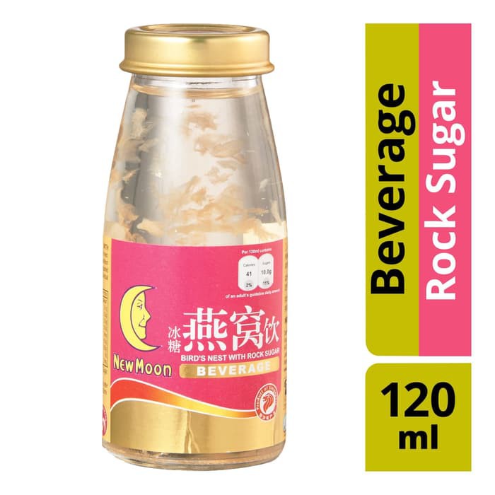 

#HANDCARRY New Moon Bird's Nest Beverage Rock Sugar 120ml - UFOHCR3174