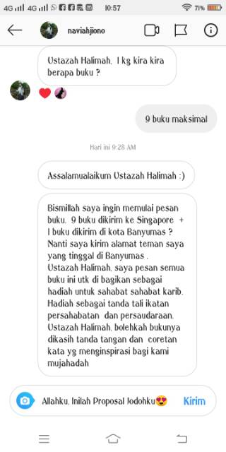 Hao Buku Motivasi Kehidupan Allahku Inilah Proposal Jodohku Paket Single Shopee Indonesia