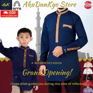 Baju Koko Couple Ayah Dan Anak Lengan Panjang Arra Al Baju Koko Couple Ayah Dan Anak Lengan Panjang Arra Al