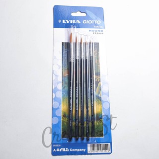 Kuas Lukis Lyra  Giotto ROUND Art Brush SET 0 2 4 6 