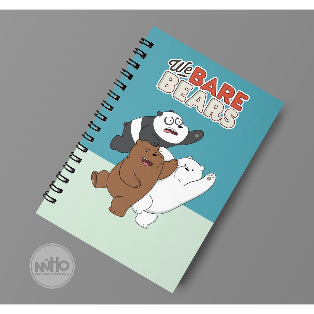 

Notebook We Bare Bears (C) / Hardcover / 60 lembar / Bergaris