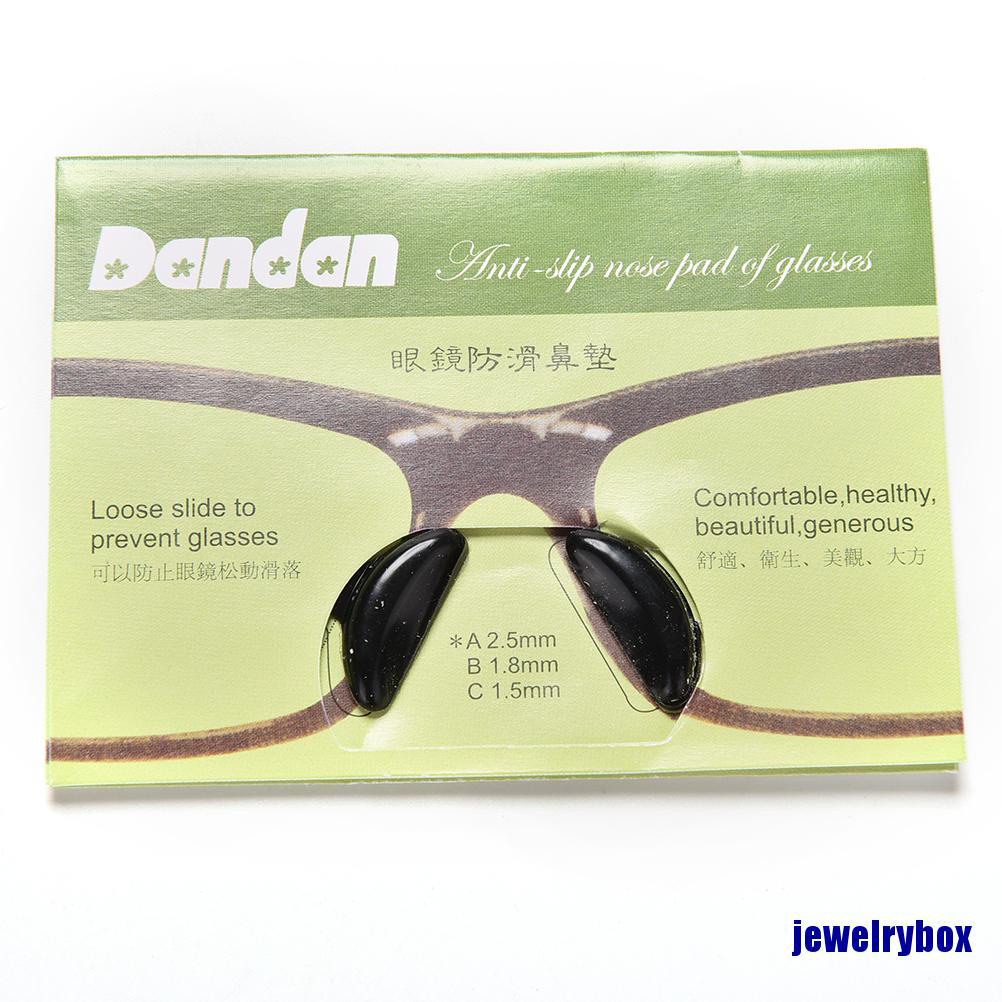 5 Pasang Bantalan Hidung Bahan Silikon Anti Slip Untuk Kacamata