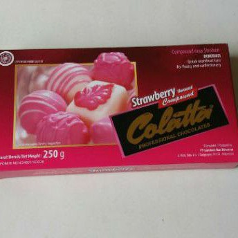 

COLATTA Stoberi STRAWBERRY COMPOUND coklat 250gr.