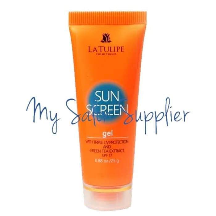 La Tulipe Sun Screen Gel with Green Tea Extract SPF17 25g