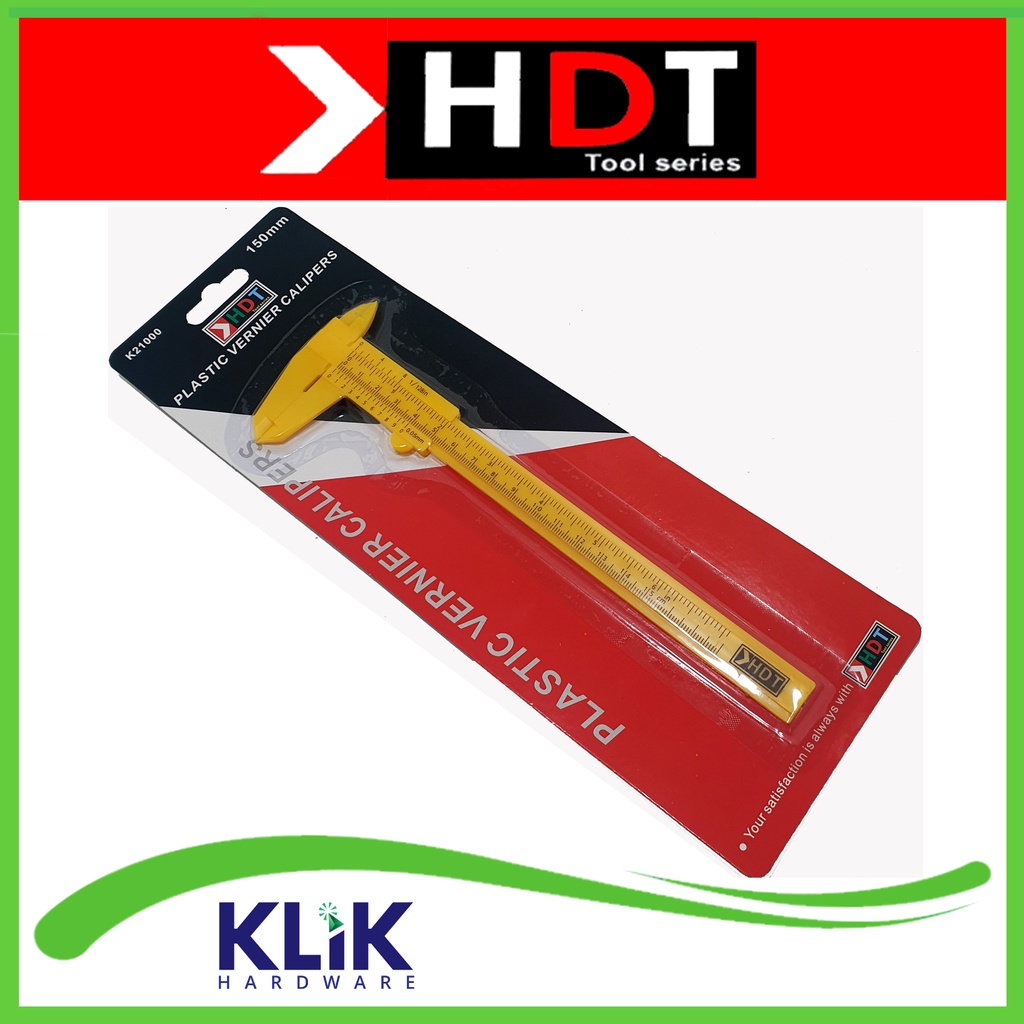 HDT Sigmat Plastik 6 Inch Sketmat Jangka Sorong - Vernier Caliper