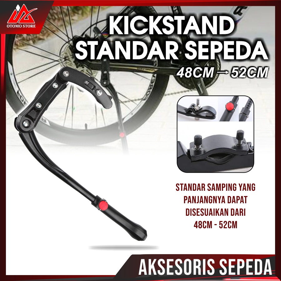 KICKSTAND STANDAR Standar Sepeda Samping Adjustable MTB Seli Roadbike Lipat Paddock Parkir Stand