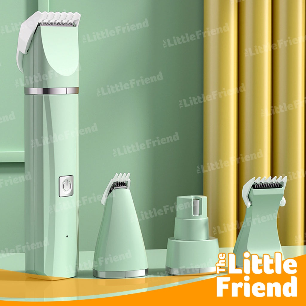 Alat Pencukur Bulu Hewan Anjing Kucing Pet Clipper Shaving Elektrik 4 in 1 Rechargeable