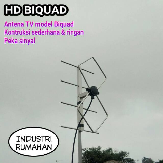 Antena TV biquad