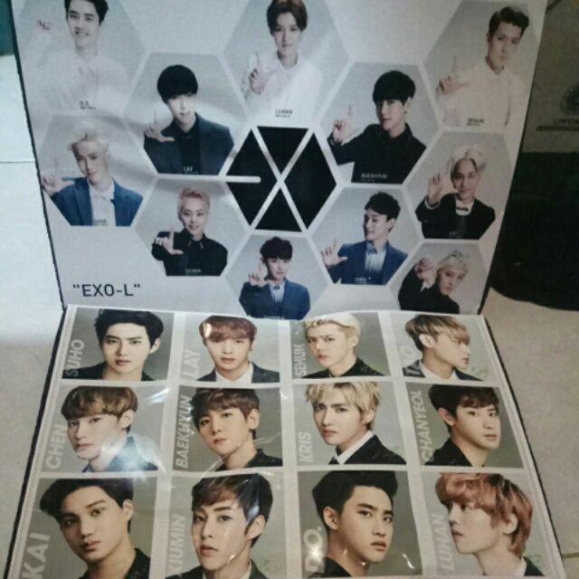  hiasan  dinding  kamar  wall decor pajangan kpop EXO  Shopee 