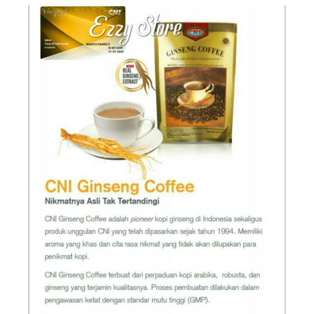 

CNI Ginseng Coffee