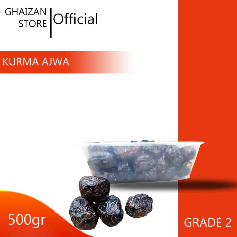 

[ GS ] Kurma Ajwa 500 Gram / Kurma Nabi Asli / Kurma Ajwa Medina Super / Kurma Ajwa Original