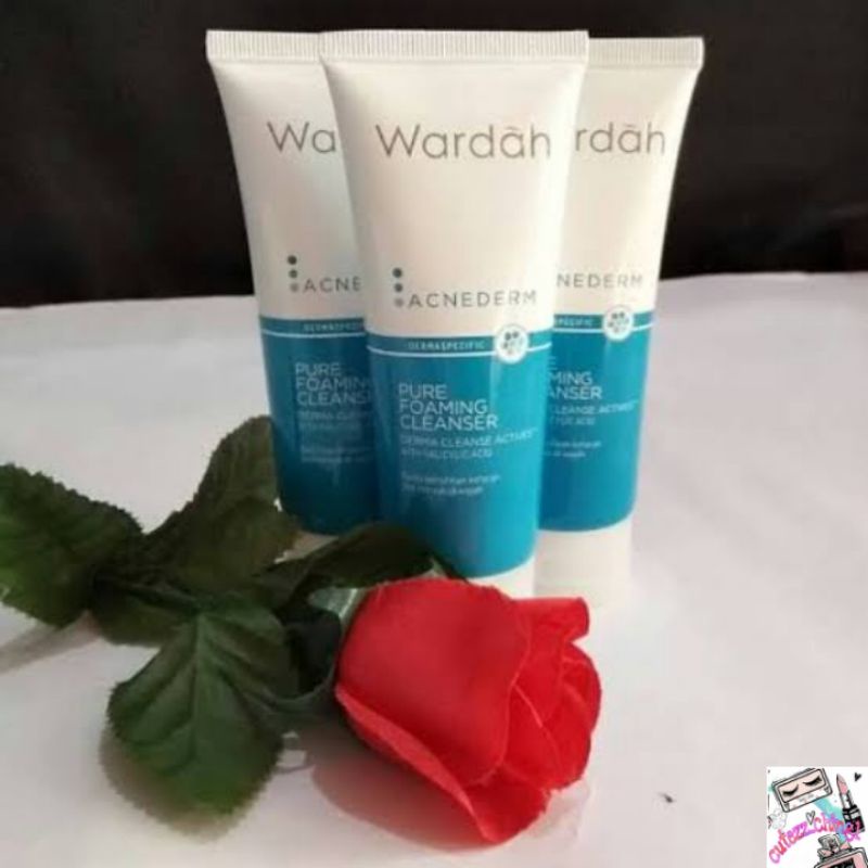 ☃Cutezz_Ching1☃Wardah Acnederm Pure Foaming Cleanser 60ml