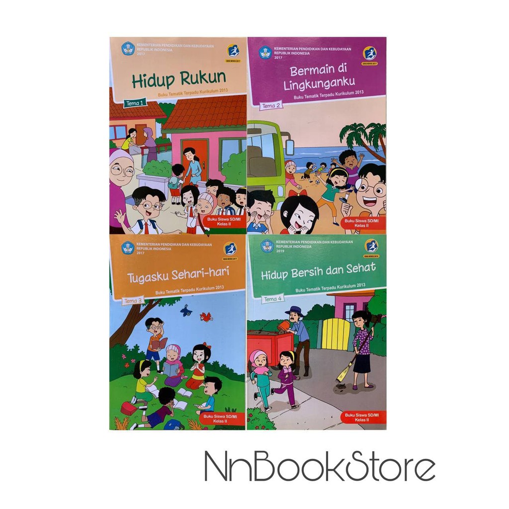 BUKU TEMATIK KELAS 2 SD (TEMA 1,2,3,4)