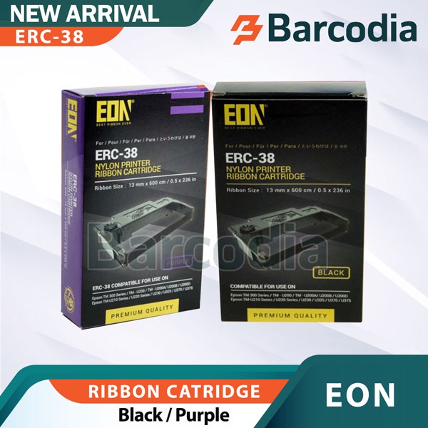 RIBBON CARTRIDGE ERC-38 EON Ungu Hitam