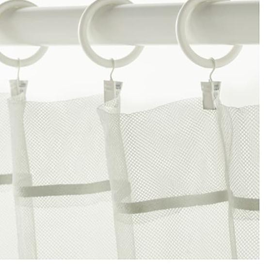 20 Buah Shower Stainless Steel Batang Tirai Jendela Klip 20 Buah Shower Stainless Steel Batang Tirai Jendela Klip