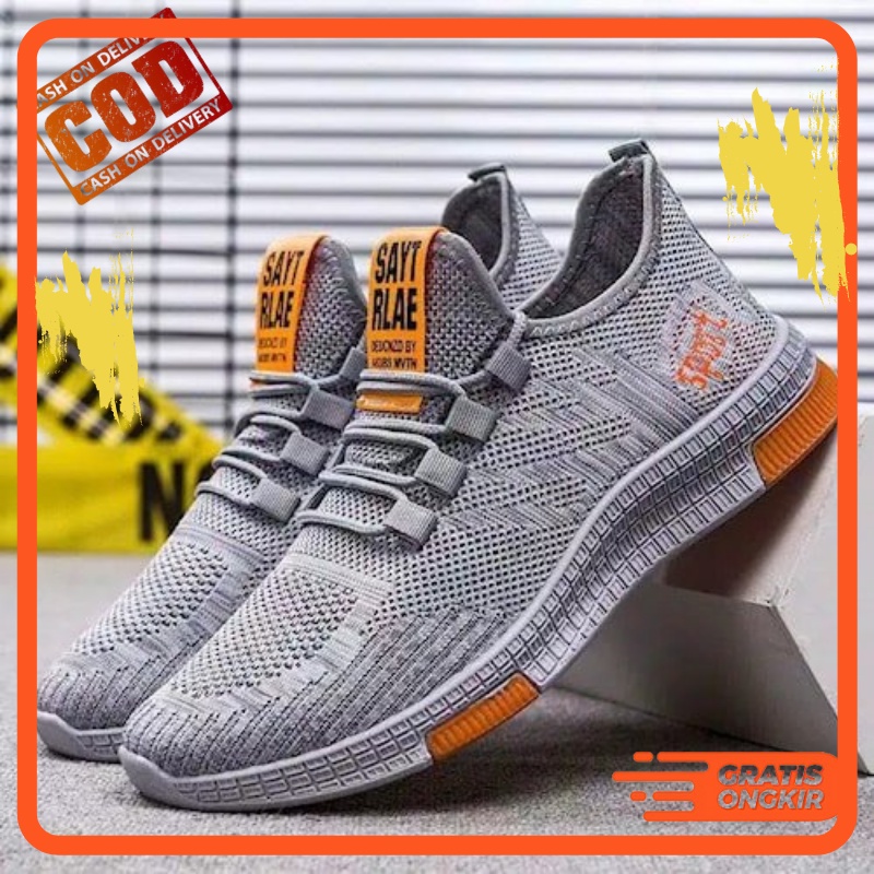 Prabu42-import sepatu sneakers running pria sepatu cowok Sneaker Fearless Run RR01 Running Shoes FEA