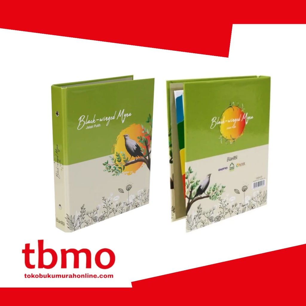 

TBMO BINDER A5 FANCY BLACK WINGED MYNA 1329 BANTEX