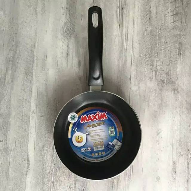 Fry pan Maxim tevlon anti lengket ukuran 18 cm