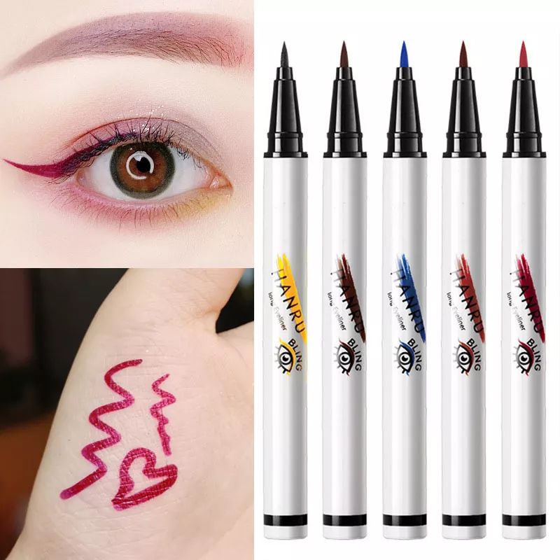 EYELINER SPIDOL PUTIH UNGU BIRU RED HITAM EYELINER WHITE WATERPROOF BEST SALLER