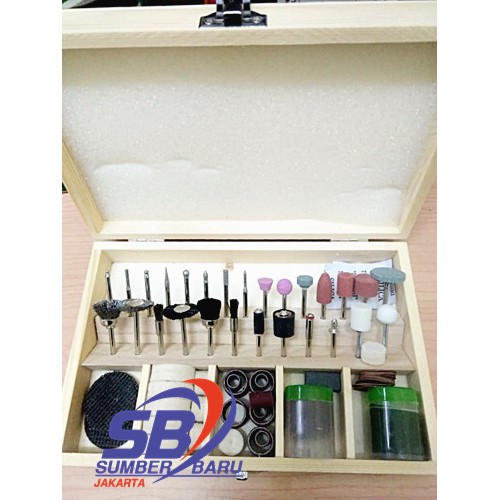 Aksesoris Mesin Mini Die Grinder Set 100 Pcs Tuner Set Gerinda Bor KUALITAS TERBAIK SBJ
