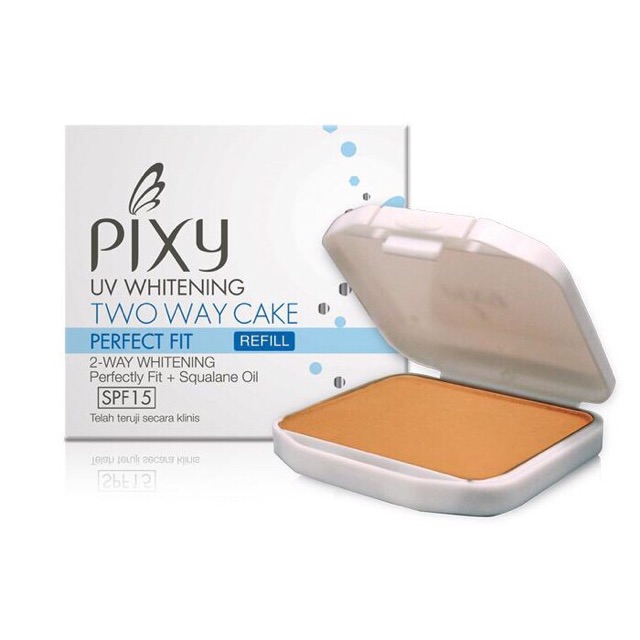`ღ´ PHINKL `ღ´ Pixy bedak padat  isi ulang dus putih refill two way cake TWC