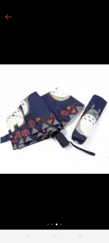 Nagoya Payung Lipat 4 Happy Totoro