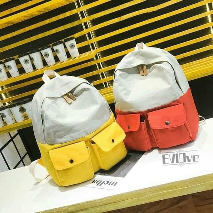 Tas selempang Ala korea Tas backpack tas ransel tas wanita