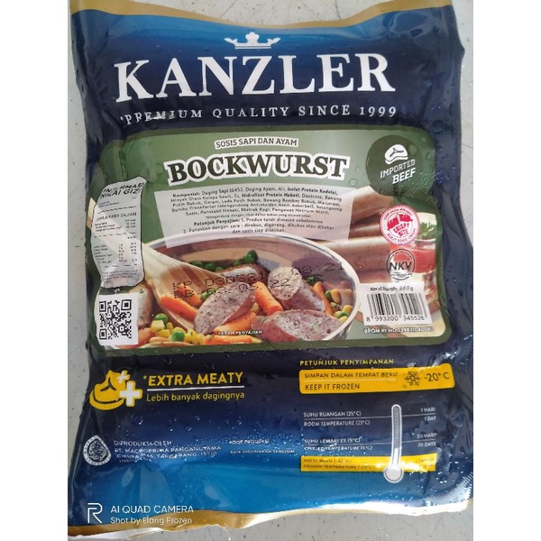 Kanzler Sosis Bockwurst 360gr