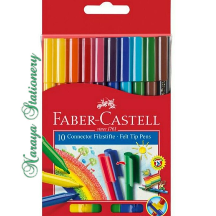 

Produk Faber-Castell Connector Pen Set 10 Hot Sale