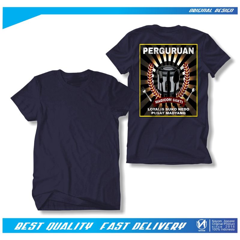 KAOS PERGURUAN MAGICOM SAKTI BAJU DISTRO LEGENDA KULINER MEJIKOM SAKTI SUKO