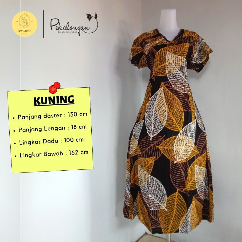 Daster Batik Lengan Pendek Baju Wanita Kekinian Murah