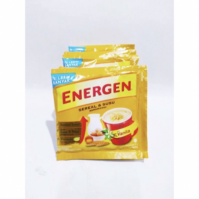 

Energen vanilla 34 Gr isi 10 sachet