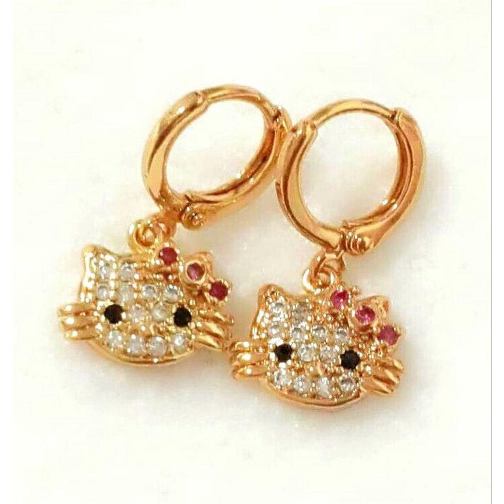 Anting anak hello kitty motif hello kitty gold xuping