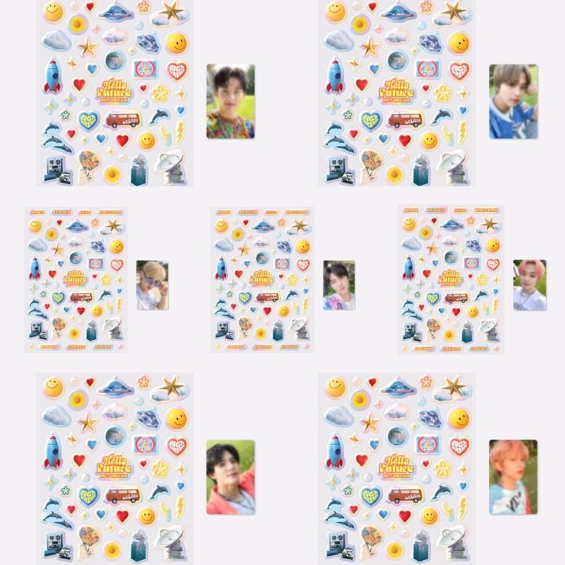 PO MD EPOXY STICKER PHOTOCARD SET HELLO FUTURE NCT DREAM
