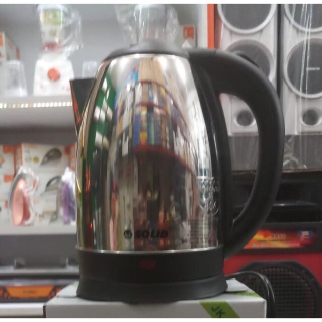 TEKO/CERET LISTRIK STAINLESS.KETTLE STAINLESS STEEL KUALITAS BAGUS