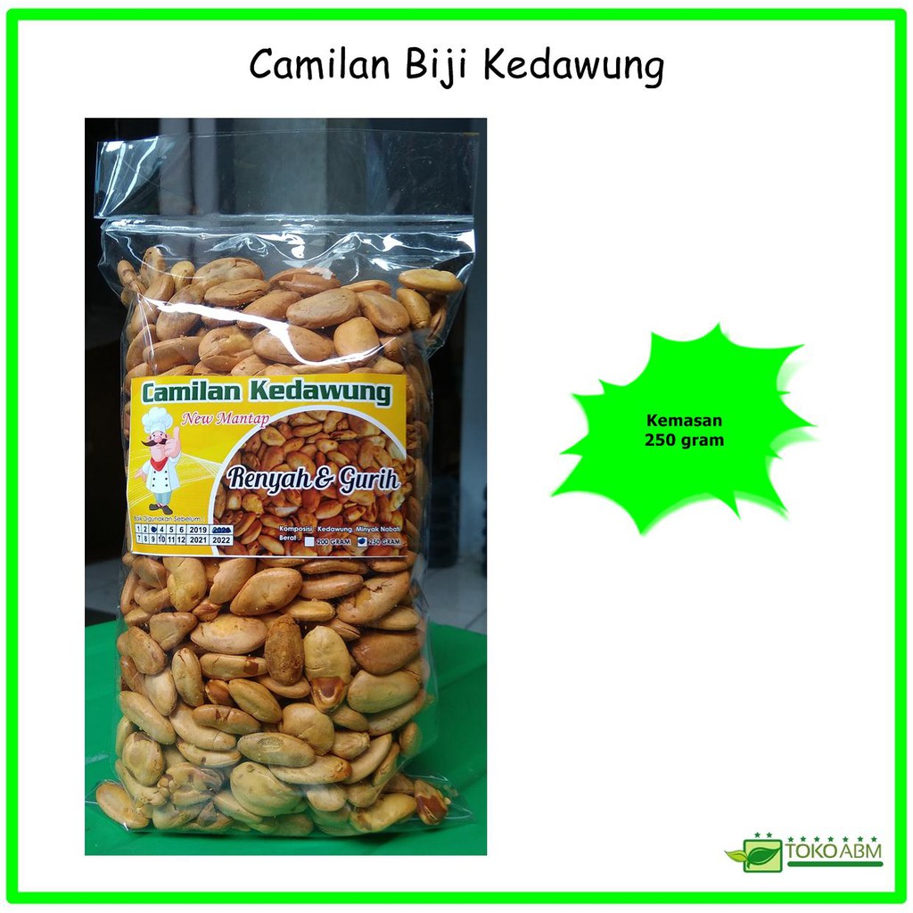 

Camilan Biji Kedawung Matang Siap Makan Original Kemasan 250 gram