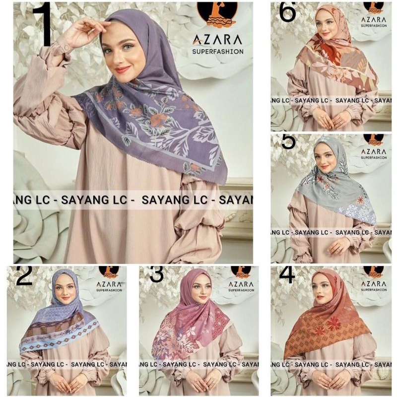 PROMO MERDEKA! Hijab Oskara motif Azara [SAMPAI TENGAH MALAM]