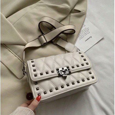 GI 9944 RISCE TAS SELEMPANG TALI POLOS IMPORT WANITA CEWEK PEREMPUAN JAKARTA BATAM 15 X 22 X 8 BQ 2920 JTF