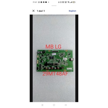 MB MOTHERBOARD MAINBOARD MESIN TV LED LG 29MT48AF 29MT48 AF