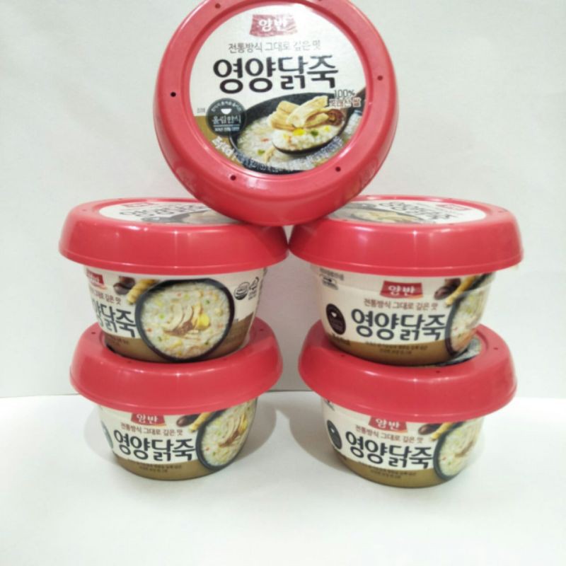 

Dongwon Rice Porridge With Chicken /Bubur Instan Dengan Ayam 285gr