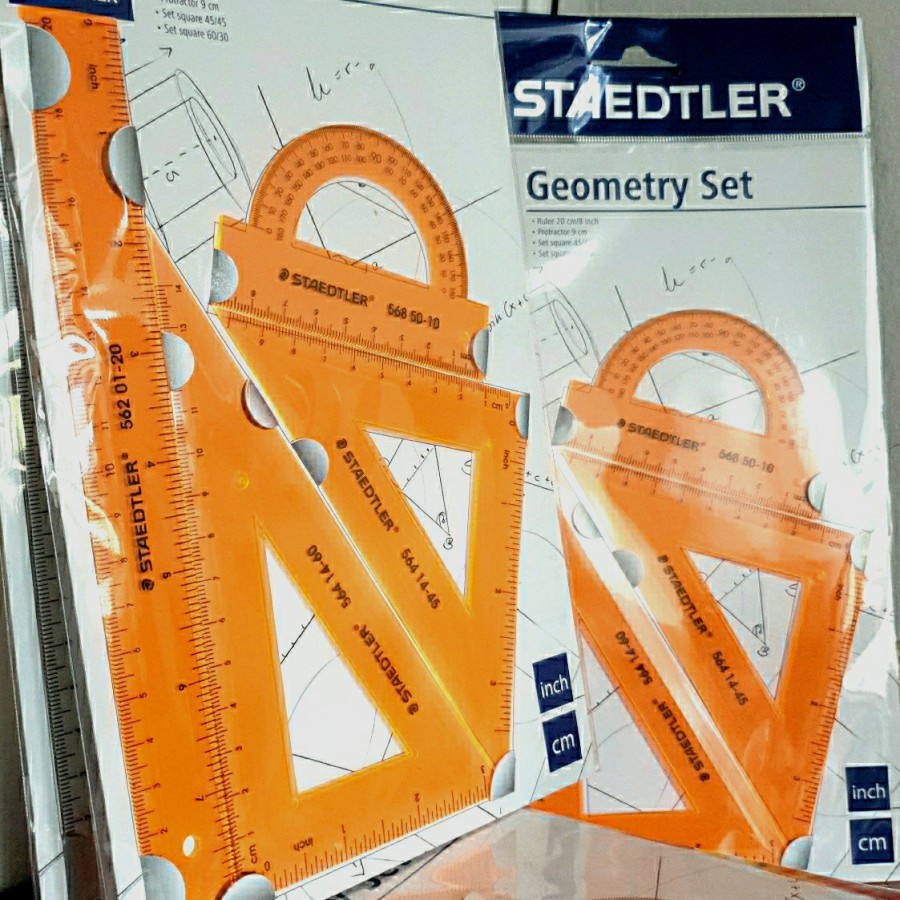 Staedler Geometry Set / Penggaris / Busur