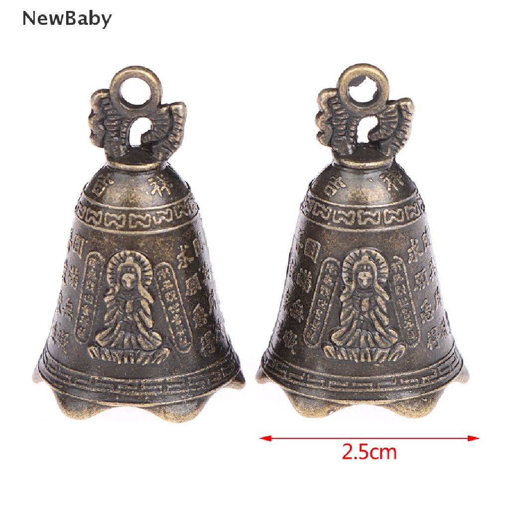 Newlonceng Mini Motif Ukir Buddha Guanyin Gaya Cina Antik Untuk Bayi