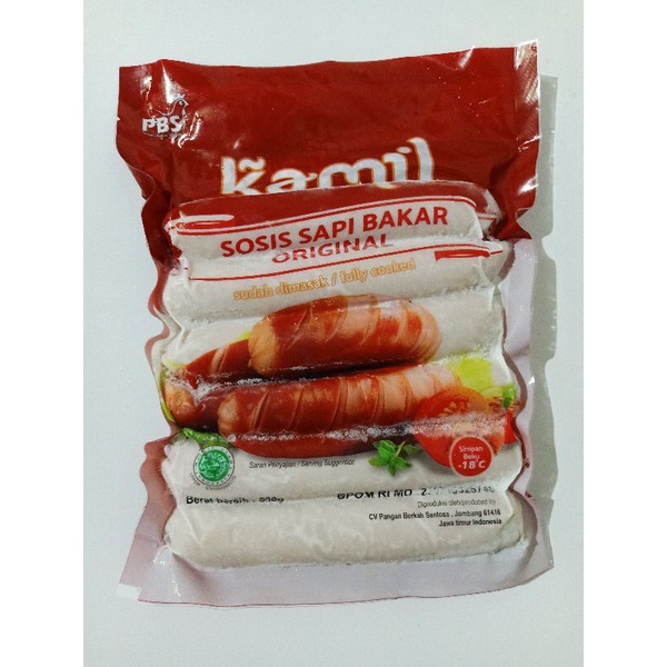 

Sosis Bakar Kamil isi 6 JUMBO Original / Lada Hitam 500gr