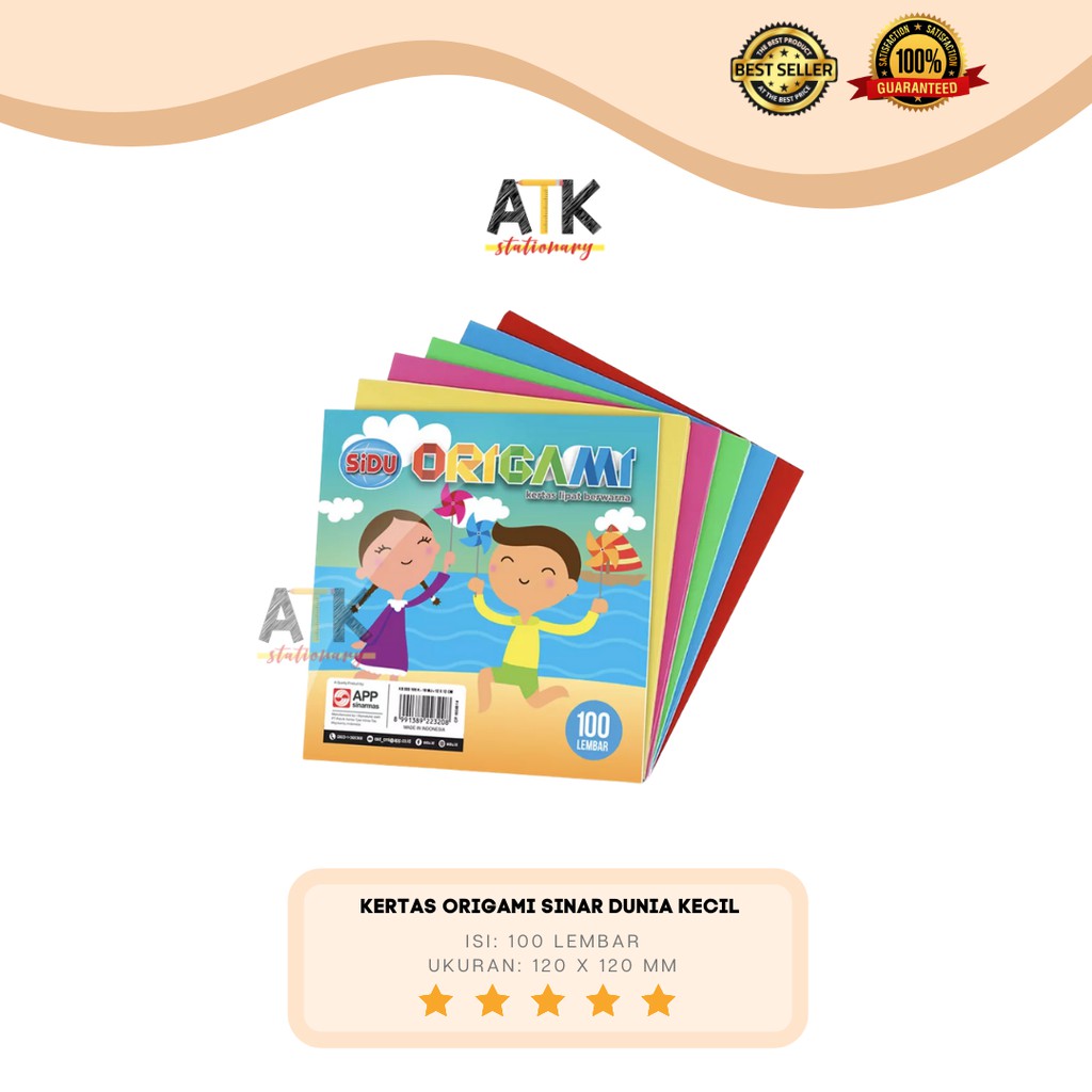 

Kertas Origami Kecil 12X12 Sinar Dunia atk