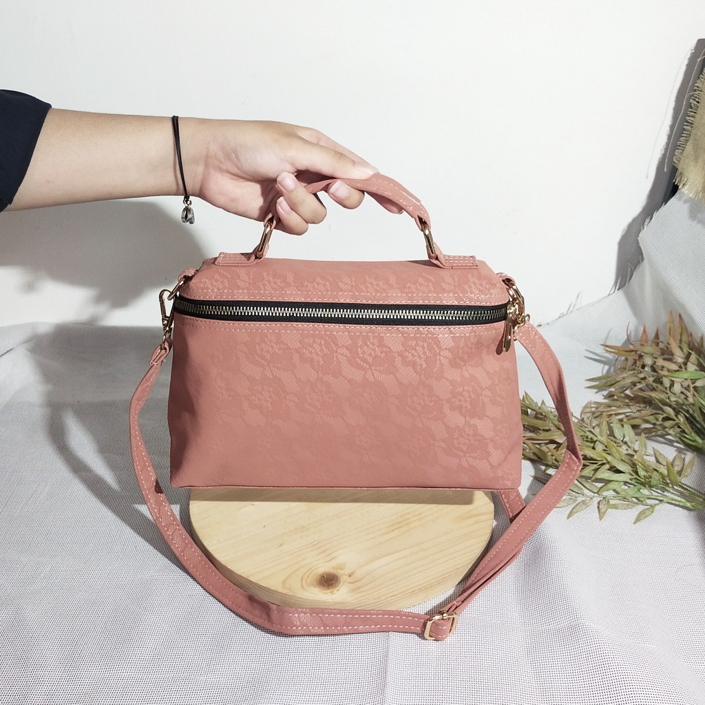 M02LDS Tas Wanita Import Batam Polos Mini Kekinian Kulit Terbaru Pesta Trendi Tali Elegan Selempang 