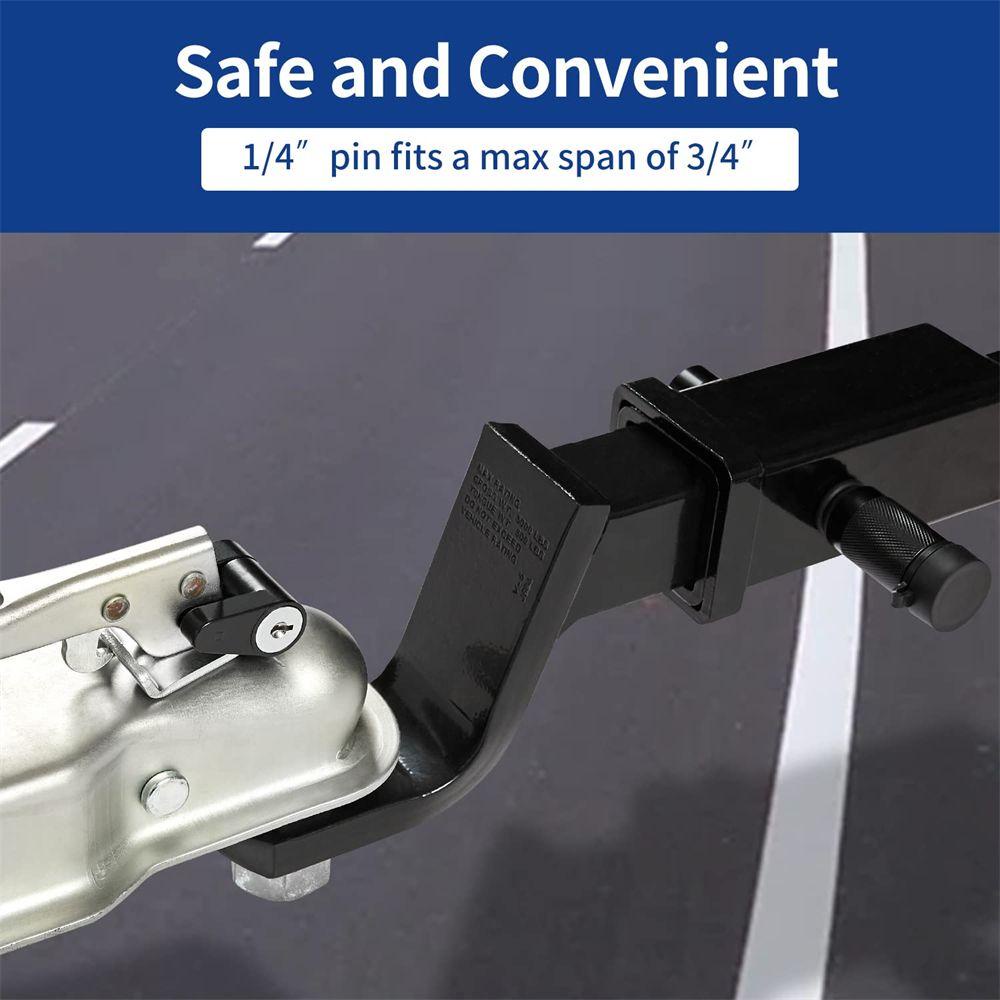 Populer Trailer Hitch Lock Pin Aksesoris O-Rings5Per8 &quot;Sistem Penguncian Ekstra Panjang Safety Clip Security Heavy Duty Tow